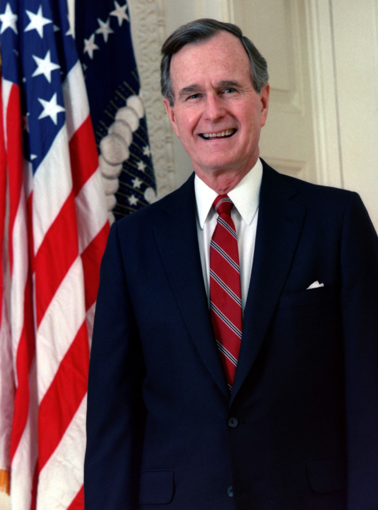 George H.W. Bush, President of the United States, 1989 official portrait