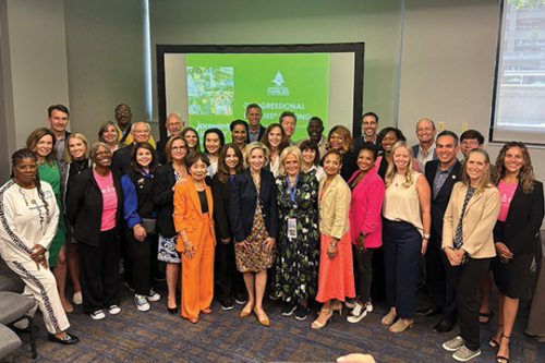 Congressional members, spouses and the First Lady of Minnesota, Gwen Walz, heard from speakers who shared their community-based approach to building trust and facilitating access to timely, high-quality screenings and care.