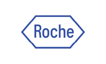 blue logo for Roche