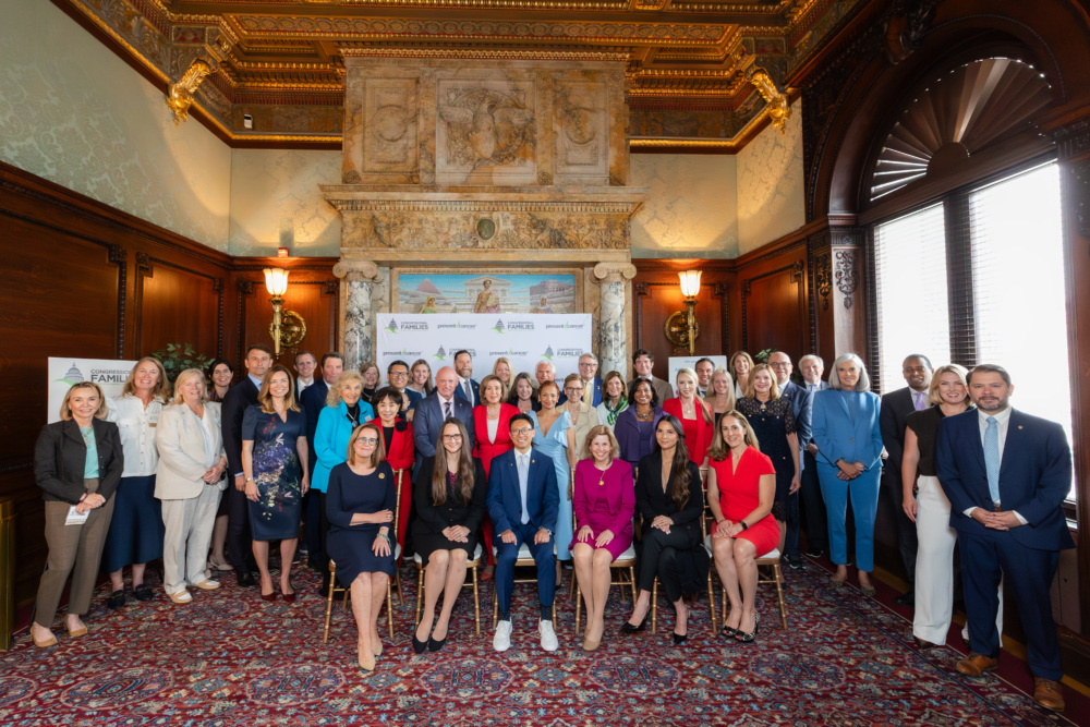 Bipartisan members of the U.S. Senate, House of Representatives, congressional spouses and honorees at the 2025 Action for Cancer Awareness Awards Luncheon.