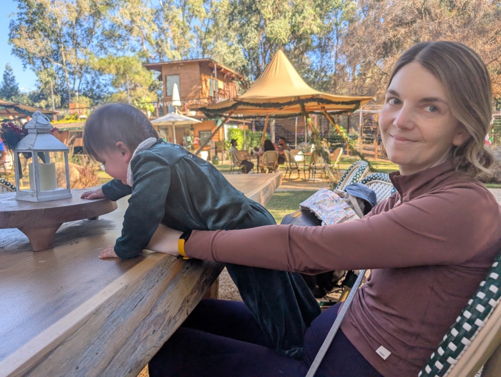 Lorelei Mitrani and her daughter, Juliet